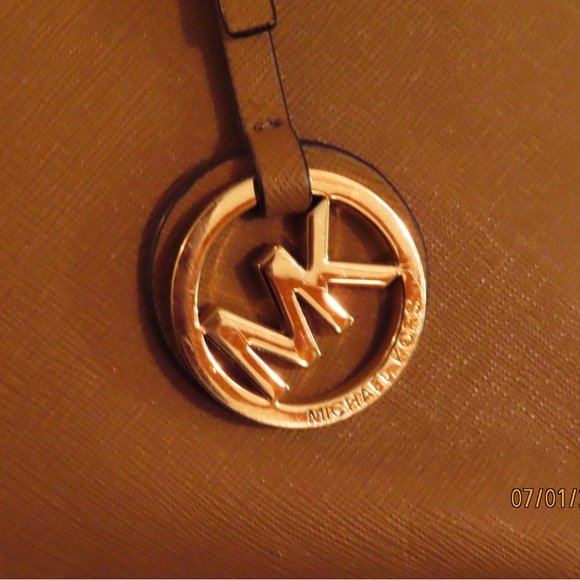 OBRO - Michael Kors Tan Leather Tote Bag - Picture 2 of 7